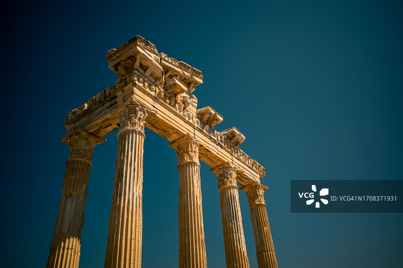 土耳其锡德的建筑图片素材