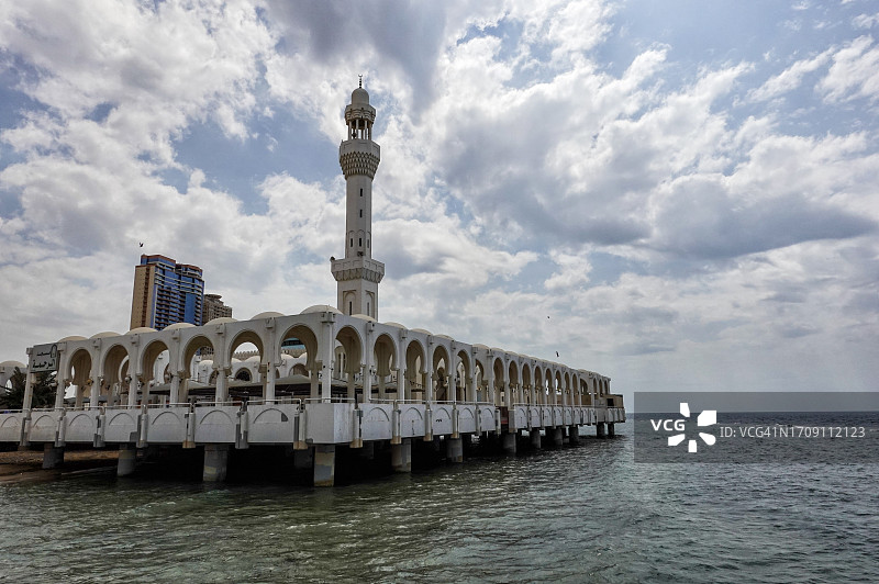 沙特阿拉伯吉达的拉赫曼清真寺图片素材