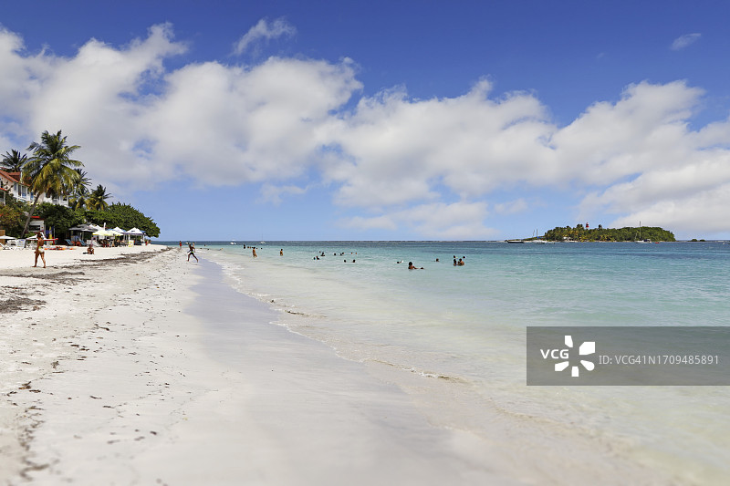 Gosier，Grande Terre，瓜德罗普岛，法国图片素材
