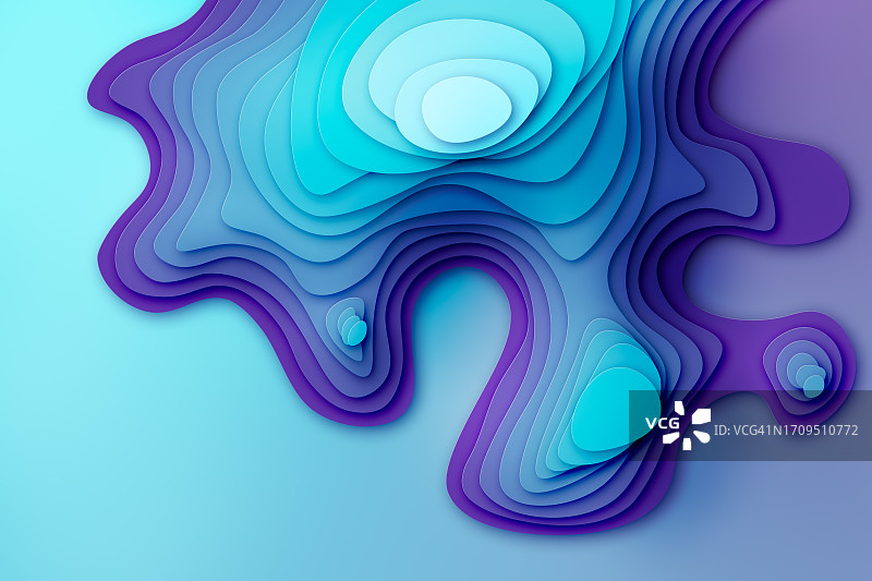 剪纸风格抽象背景图片素材