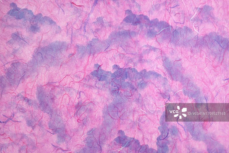 手工再生桑皮纸水彩背景图片素材