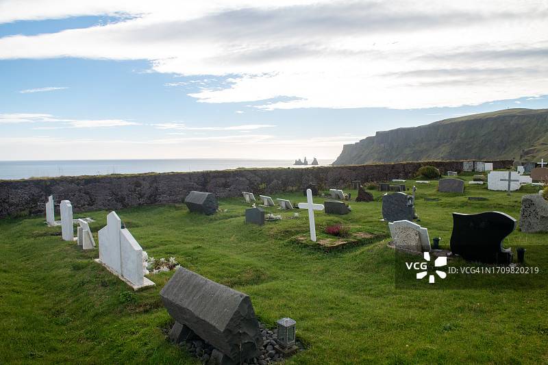 冰岛维克公墓图片素材