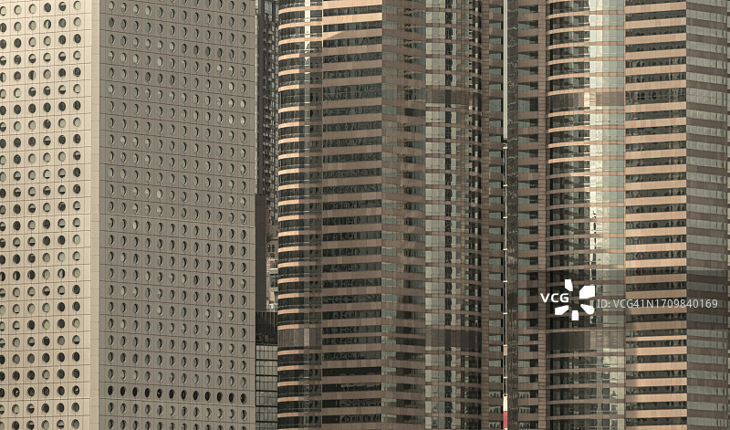 香港中环商业金融区建筑群一角图片素材