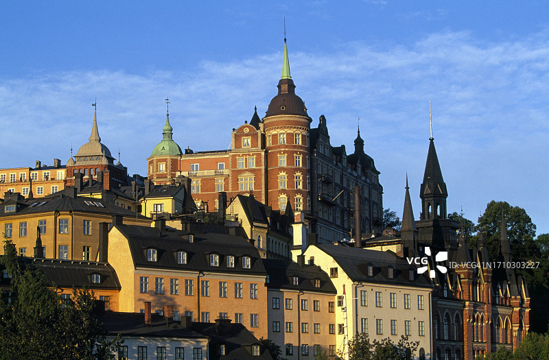 斯德哥尔摩的劳林斯卡住宅图片素材