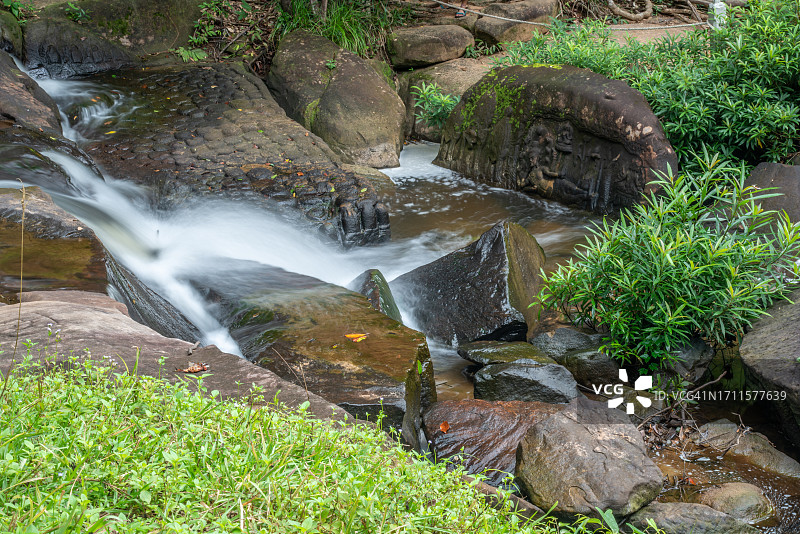 柬埔寨暹粒省的戈巴斯班瀑布图片素材