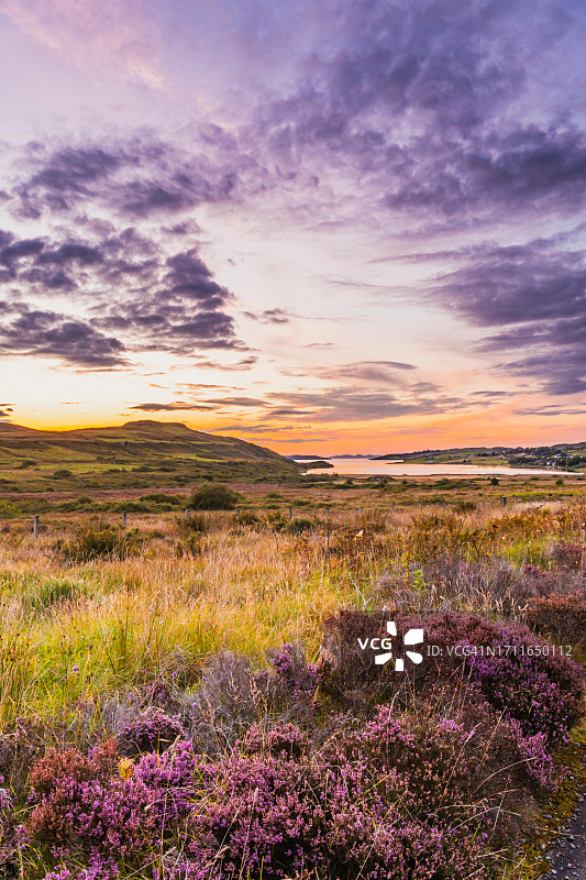 英国苏格兰的夏季风景图片素材