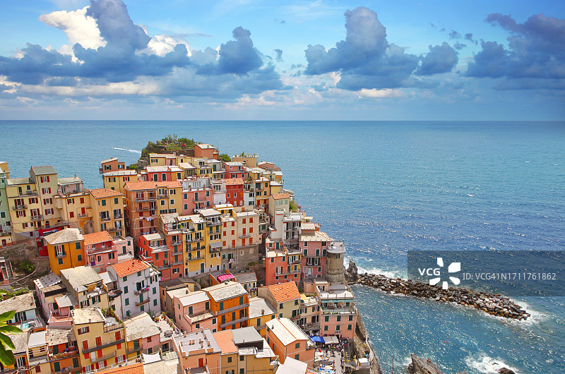 马纳罗拉小镇图片素材