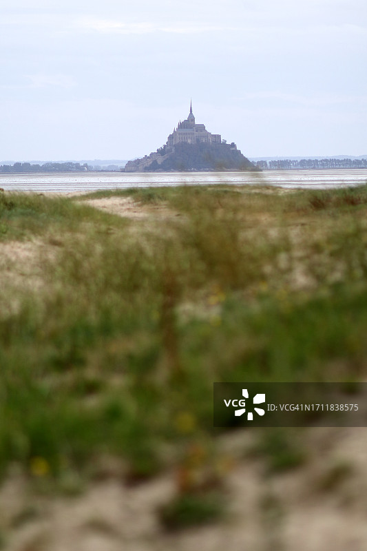 圣米歇尔山海湾图片素材