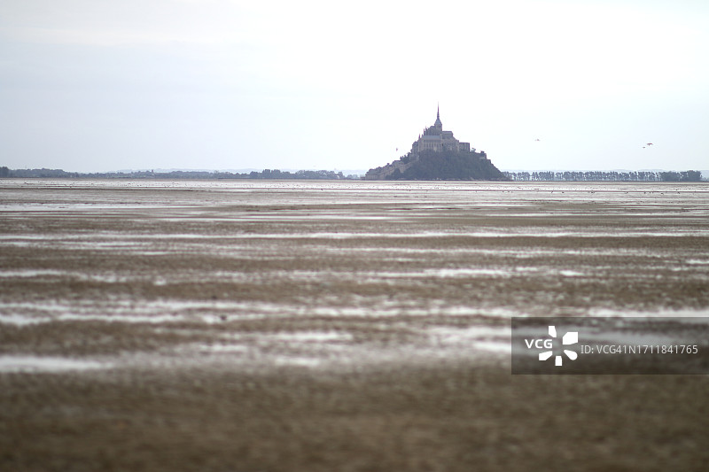 圣米歇尔山海湾图片素材