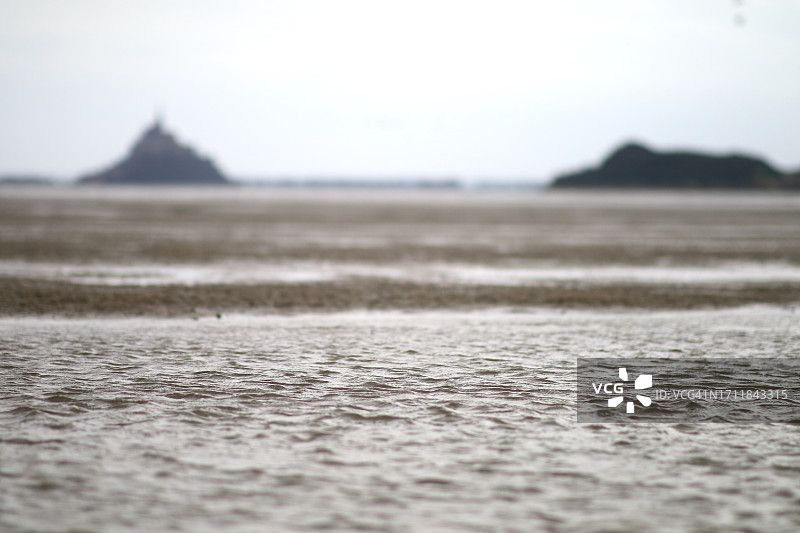 圣米歇尔山海湾图片素材