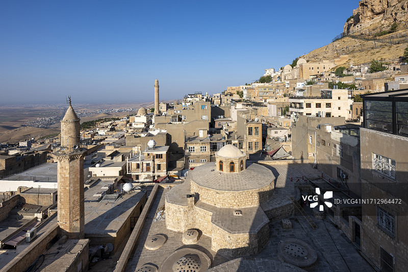 马尔丁古城屋顶风光图片素材