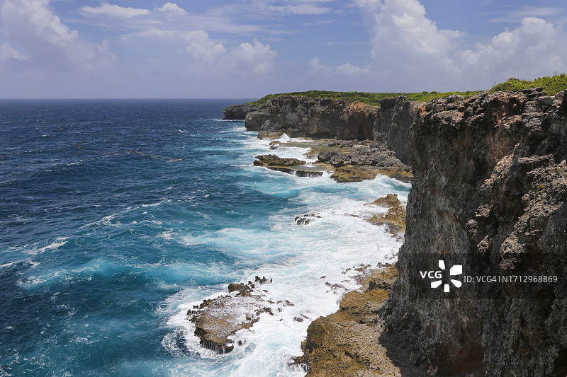 法国瓜德罗普地狱之门及其周边地区风光图片素材