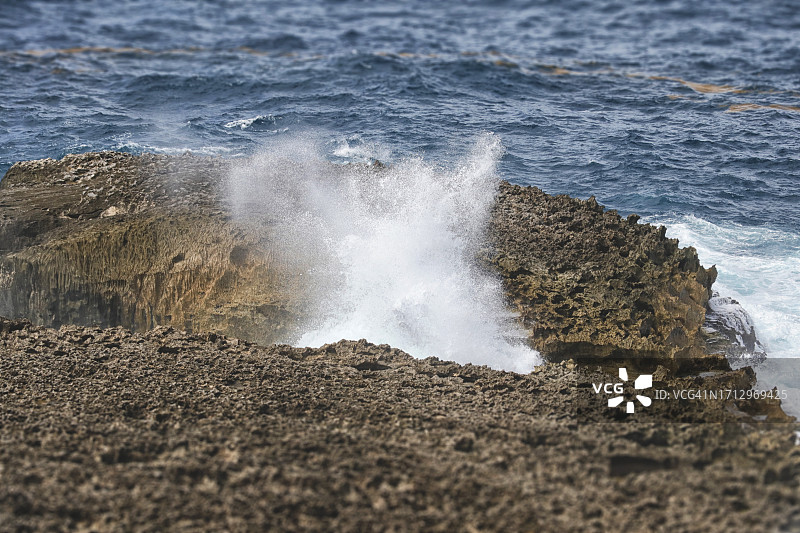 法国瓜德罗普地狱之门及其周边地区风光图片素材
