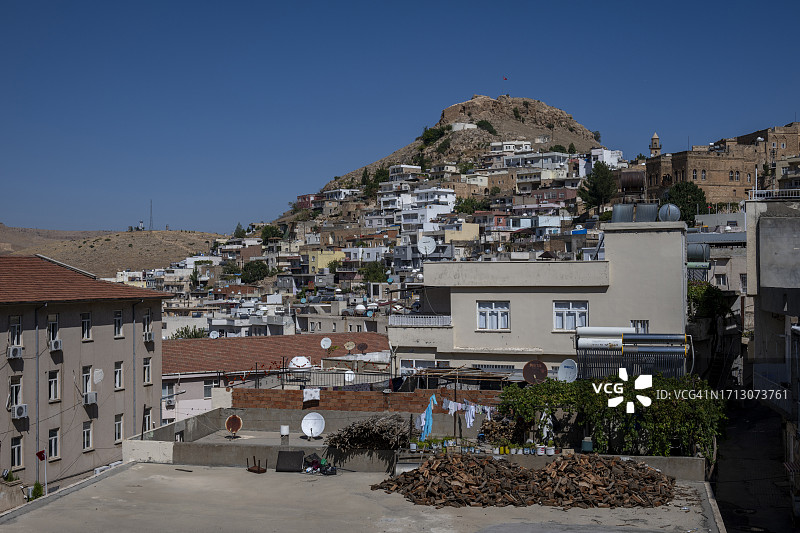 土耳其马尔丁的萨武尔村庄图片素材