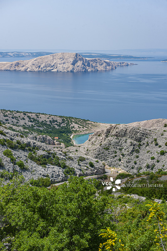 克罗地亚卢科沃湾和戈利奥托克岛图片素材