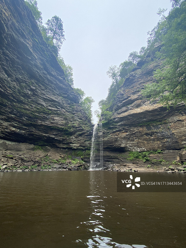 美国阿肯色州雪松瀑布美景图片素材