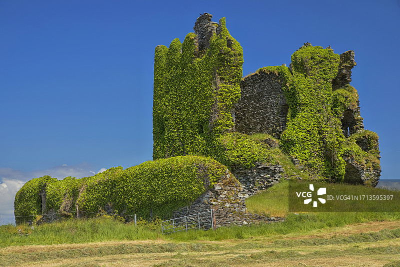 爱尔兰凯里郡巴利卡伯里城堡图片素材
