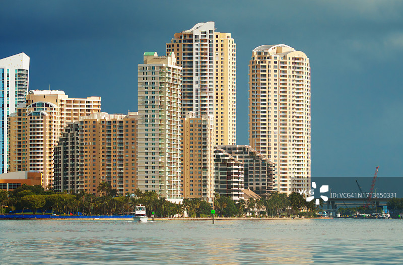 佛罗里达州迈阿密布里克尔建筑群图片素材