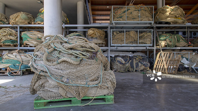 渔网仓库图片素材
