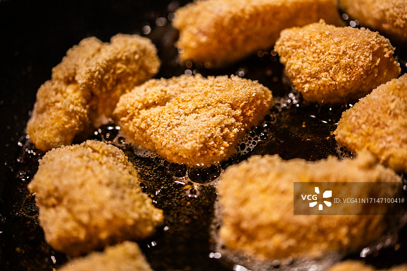 美式炸鸡块图片素材