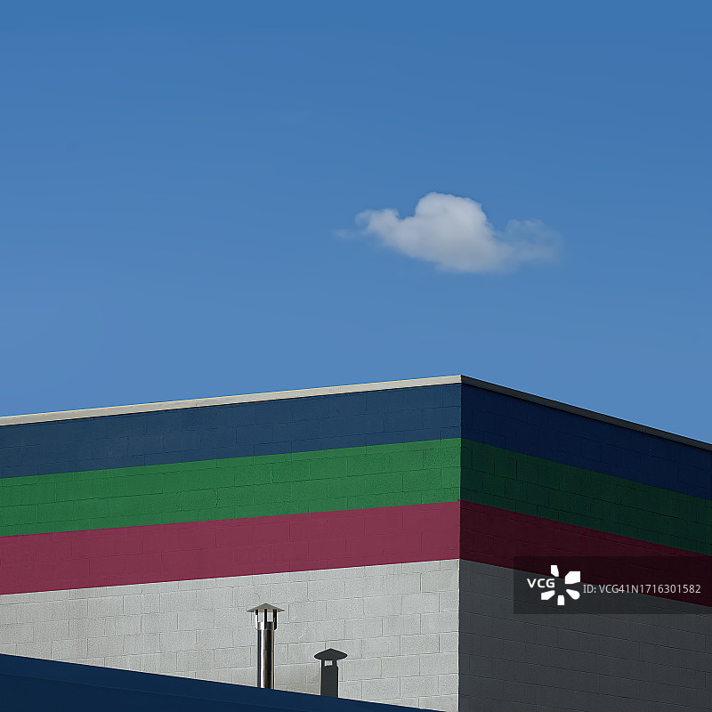 角落上的云朵图片素材