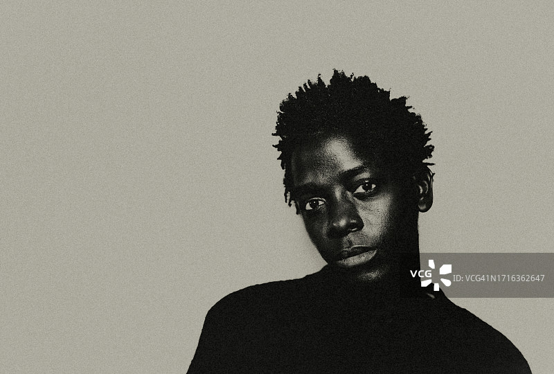 年轻的黑人男子图片素材