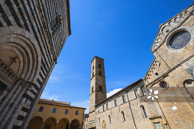 沃尔泰拉的天际线图片素材