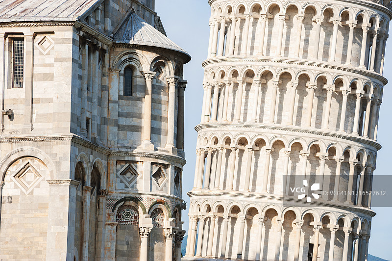 大教堂与比萨斜塔图片素材