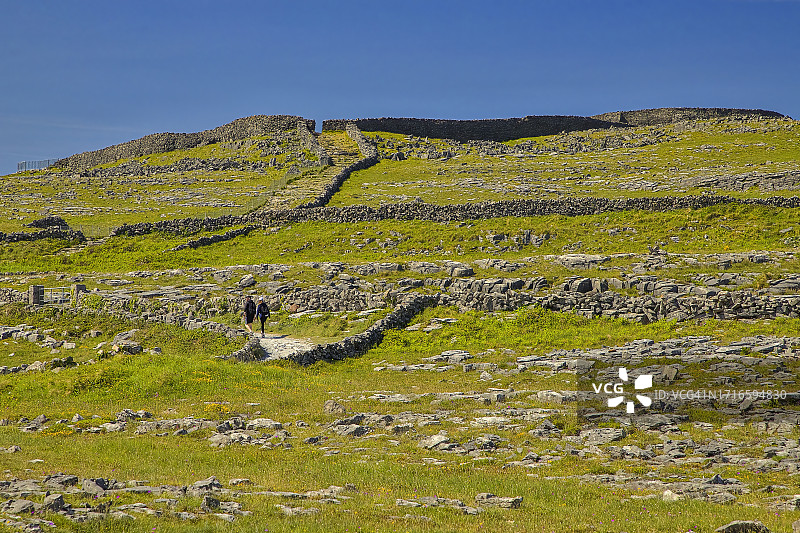 爱尔兰阿兰群岛Dún Aonghasa图片素材