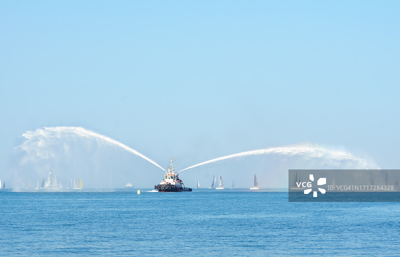 2023年第55届的里雅斯特巴克拉纳帆船赛图片素材