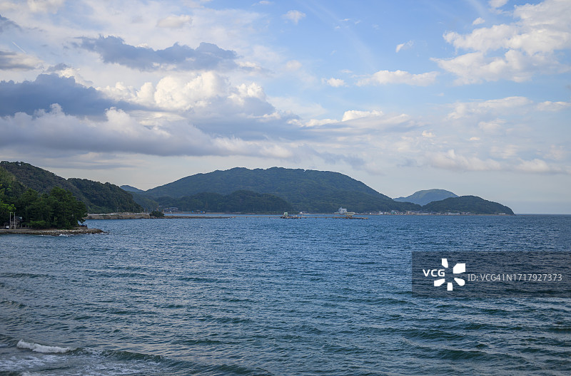 日本福冈县志摩的海图片素材