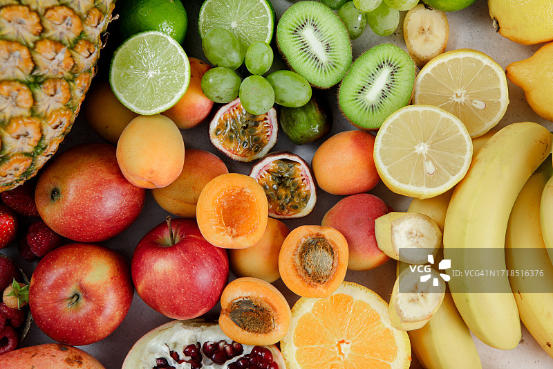 各色水果拼盘图片素材