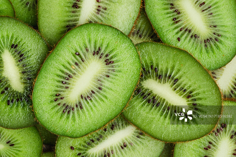 奇异果切片背景图片素材