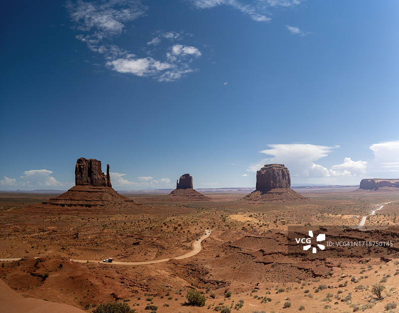 美国亚利桑那州纪念碑谷全景图片素材