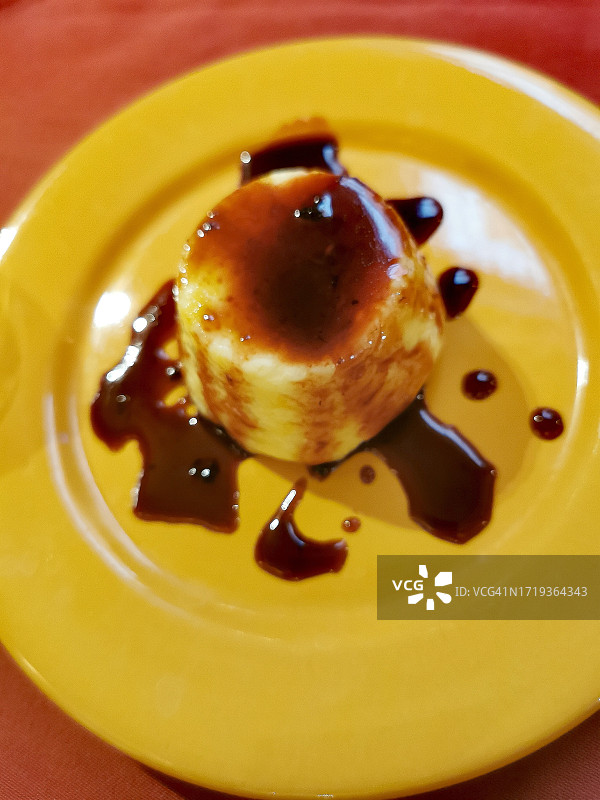 焦糖布丁图片素材