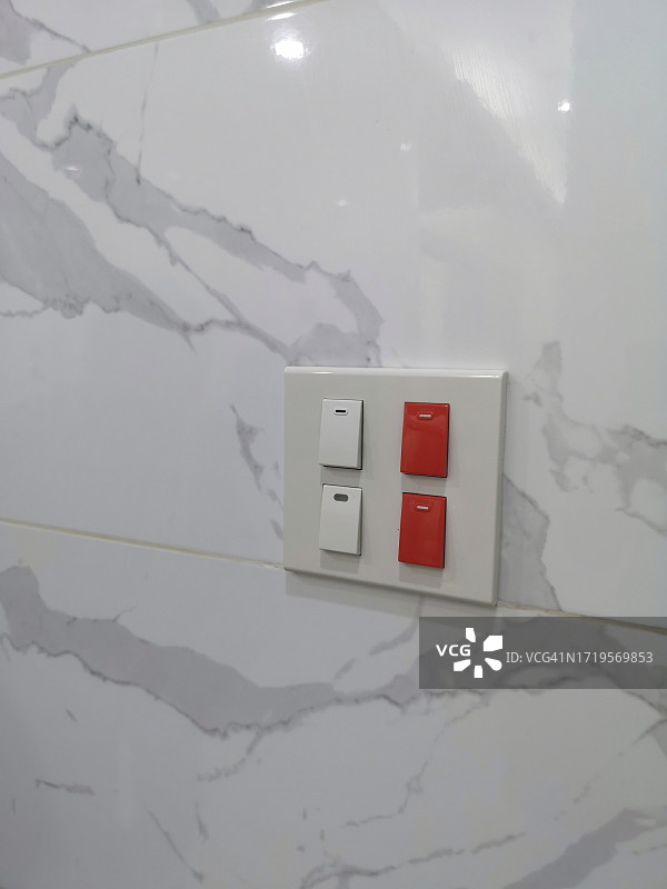 红白开关图片素材