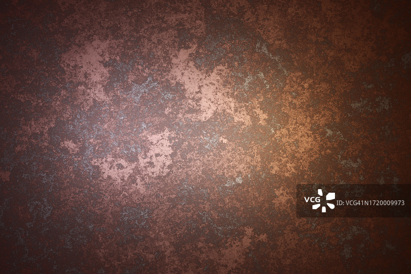 Grunge锈金属背景，3D渲染图片素材