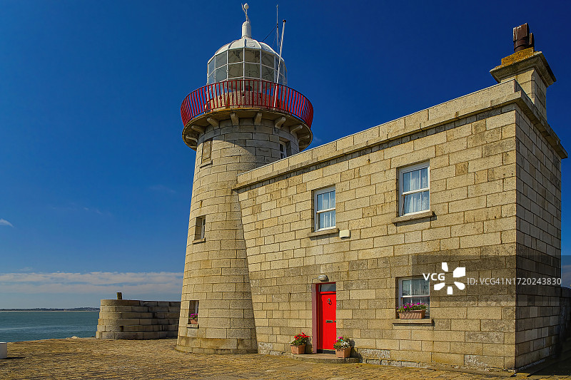 爱尔兰都柏林郡霍斯灯塔图片素材