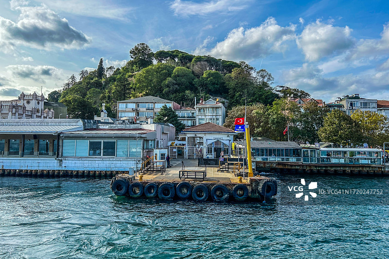 伊斯坦布尔的萨勒耶尔码头图片素材