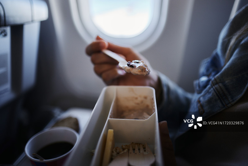 飞机上的小吃！图片素材