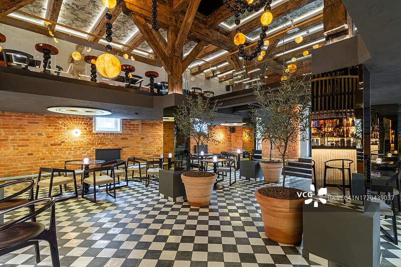 现代餐厅室内图片素材