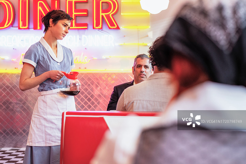 在餐馆工作图片素材