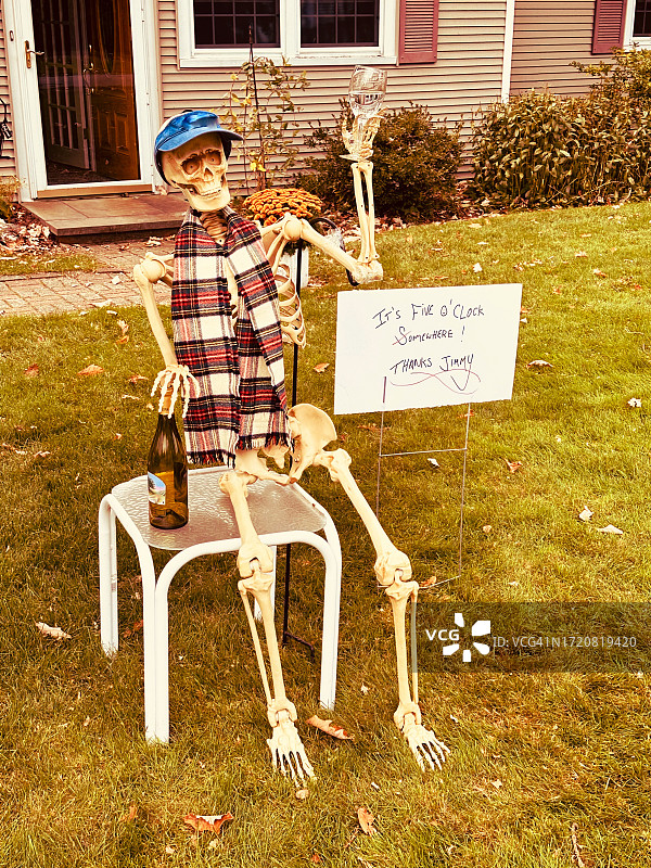 骷髅的敬意图片素材