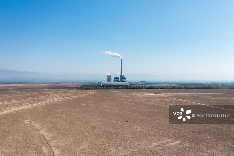 火力发电厂远景图片素材