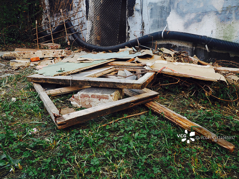 建筑垃圾图片素材
