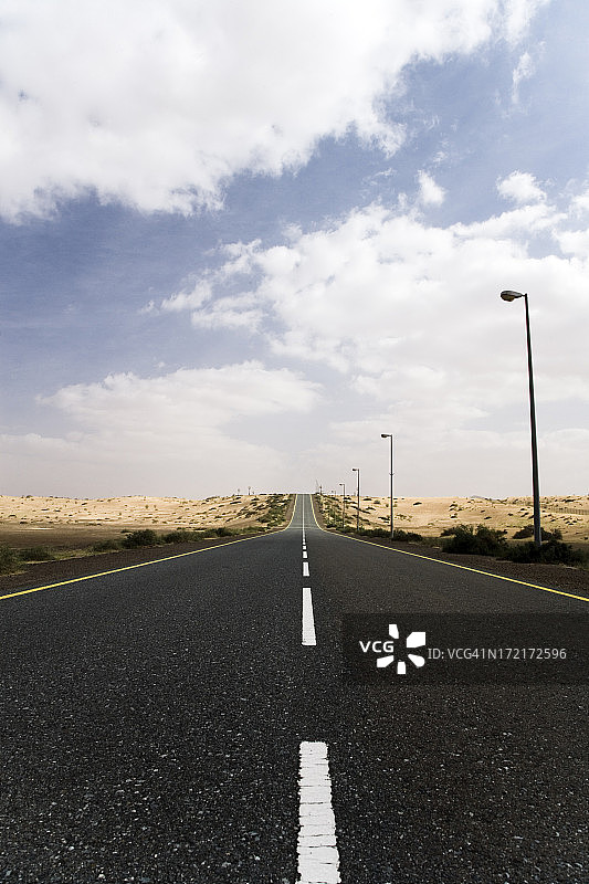 沙漠公路图片素材