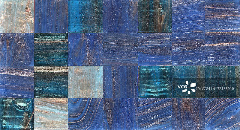 蓝色马赛克图片素材