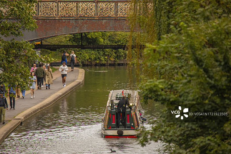 英国伦敦的丽晶运河图片素材
