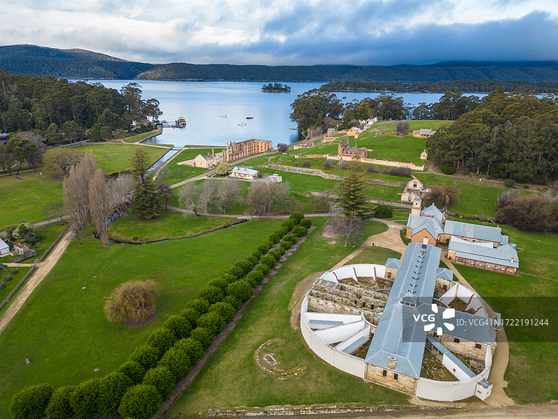 塔斯马尼亚亚瑟港监狱遗址图片素材