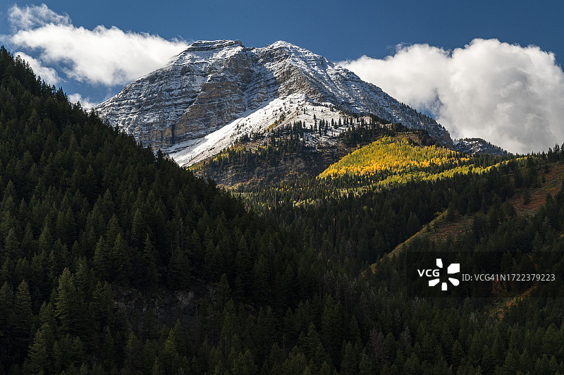 蒂姆帕诺戈斯山秋景图片素材